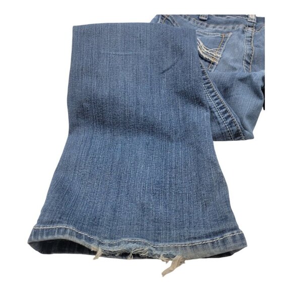 Ariat Jeans Women 31R R.E.A.L. Mid Rise Whipstitch Boot Ocean Western 10014022 - Picture 3 of 13